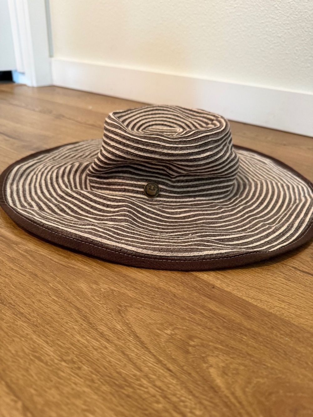 Goorin Bros Brim Striped Hat